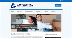 Desktop Screenshot of baycapitalmortgage.com